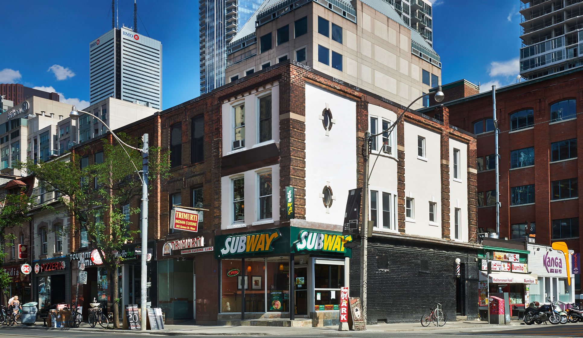 2 Downtown Toronto Exterior Facade Renovation