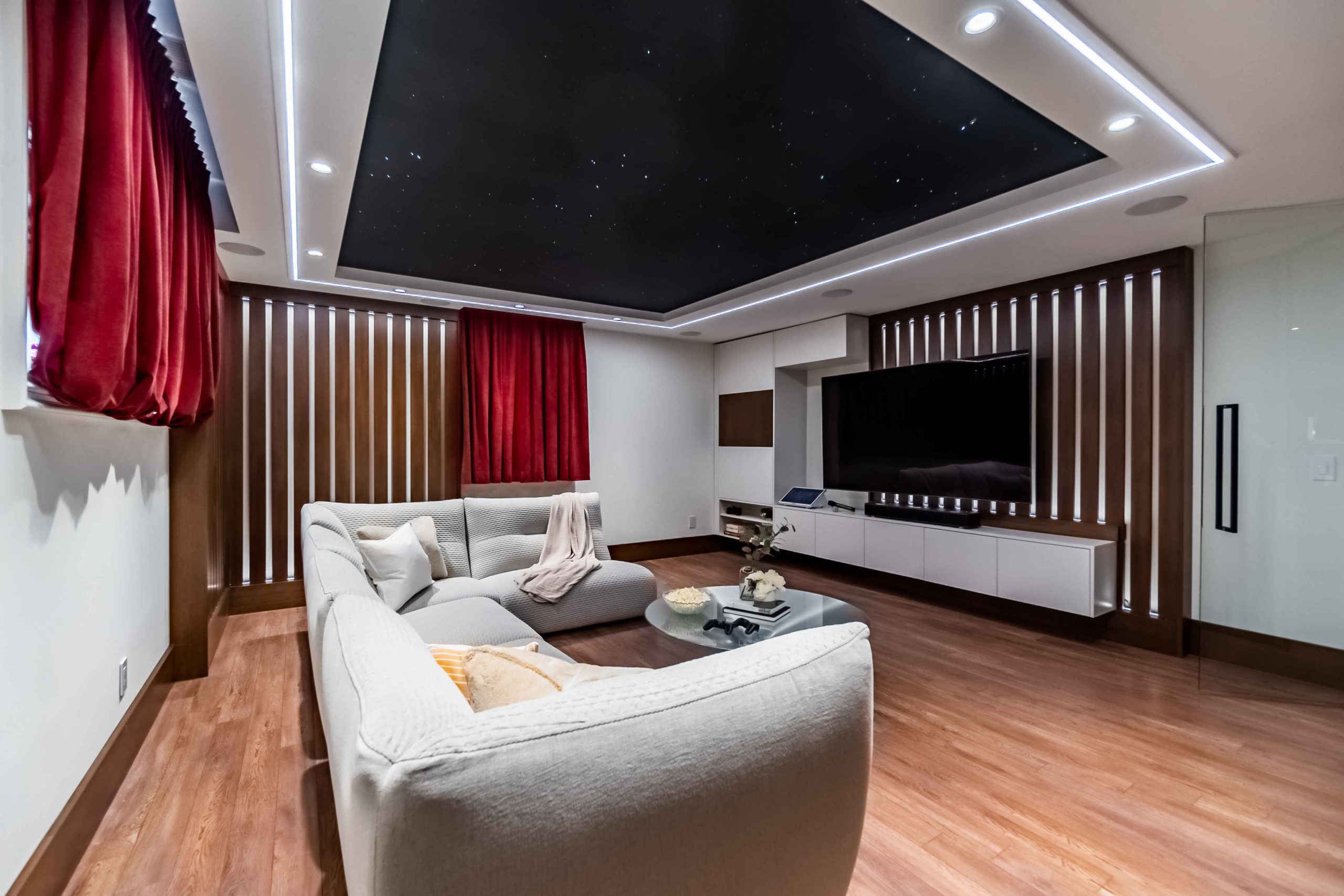Bayview Village Home Theatre Basement Renovation